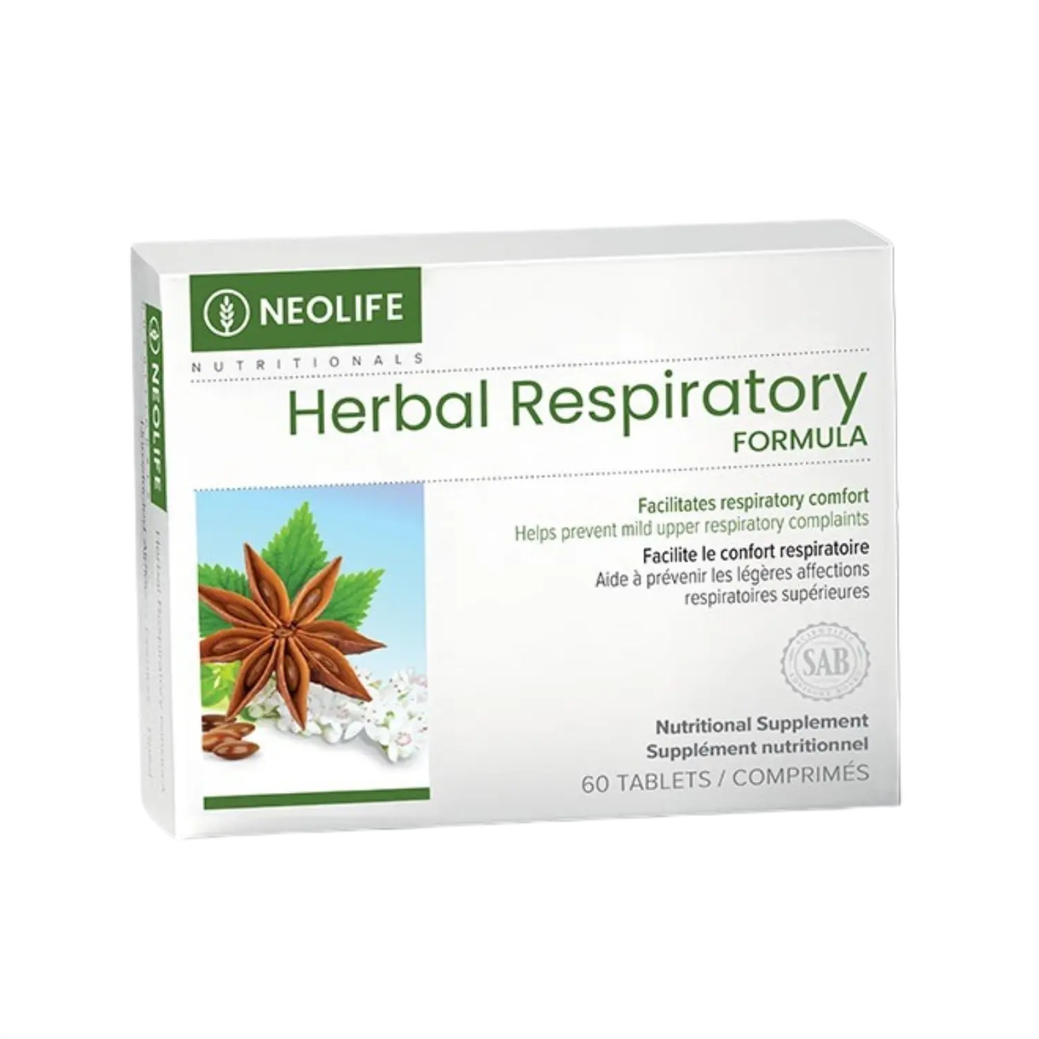 Herbal Respiratory Formula - 60 Tablets (Single)