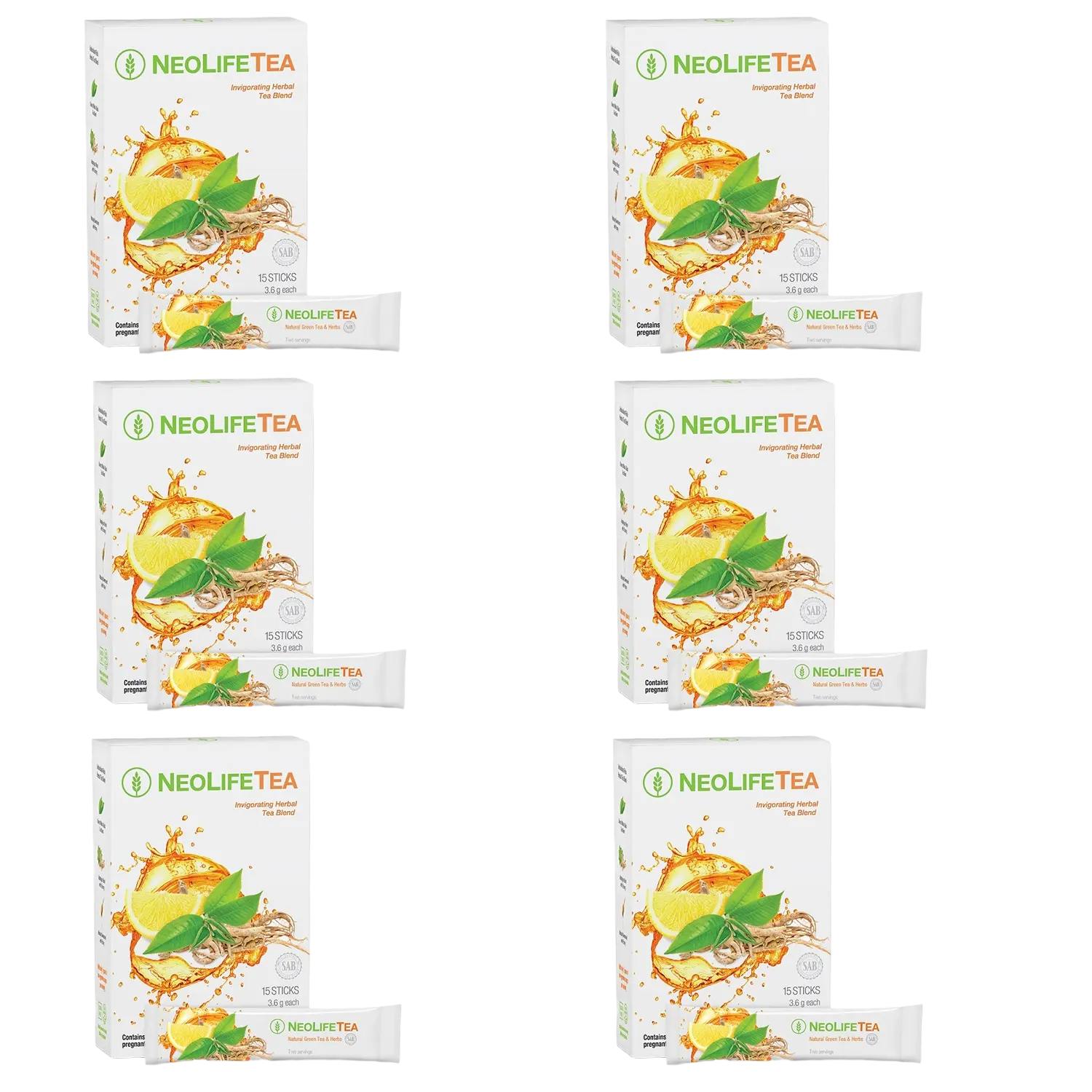 NeoLifeTea - 15 Sticks (Case of 6 x 15 Sticks)