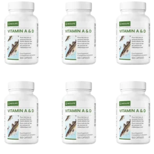 Vitamin A & D - 100 Capsules (Case of 6 x 100 Capsules )