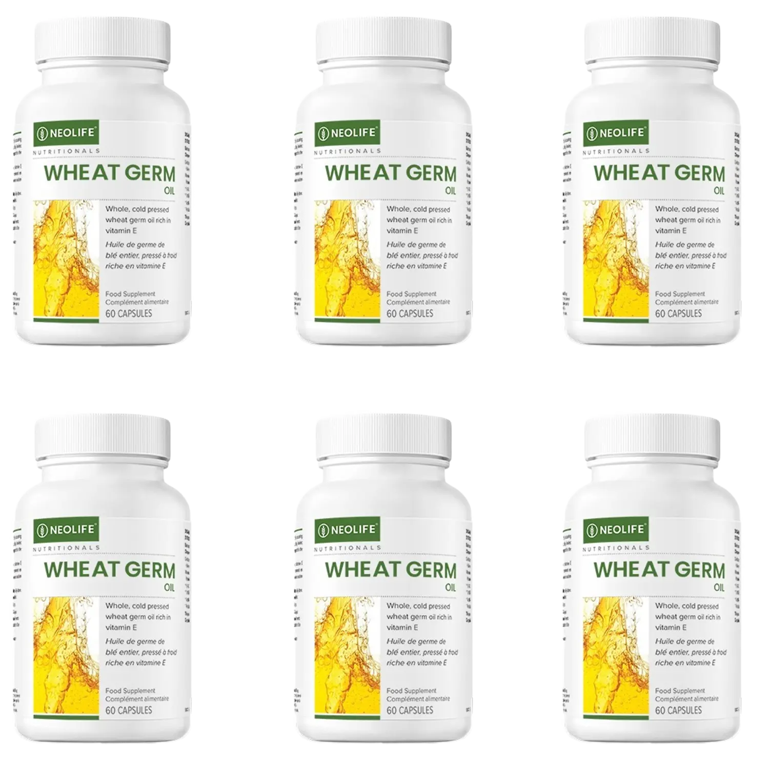 Wheat Germ Oil - 60 Capsules (Case of 6 x 60 Capsules)